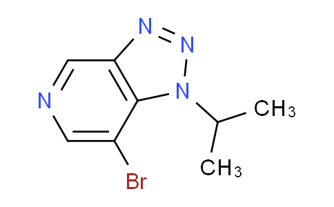 CAS No. 1784034-73-6, 7-Bromo-1-isopropyl-1H-[1,2,3]triazolo[4,5-c]pyridine