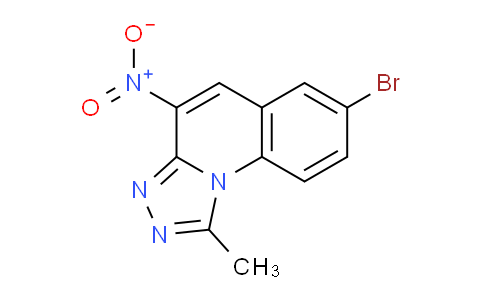 CAS No. 1300031-89-3, 7-Bromo-1-methyl-4-nitro-[1,2,4]triazolo[4,3-a]quinoline