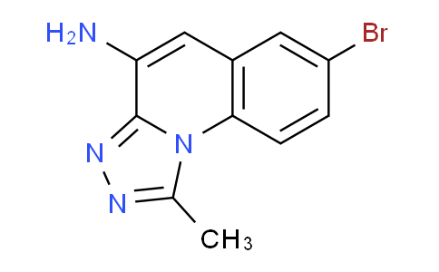 CAS No. 1300031-87-1, 7-Bromo-1-methyl-[1,2,4]triazolo[4,3-a]quinolin-4-amine