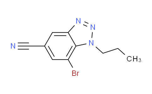 CAS No. 1820704-74-2, 7-Bromo-1-propyl-1H-benzo[d][1,2,3]triazole-5-carbonitrile