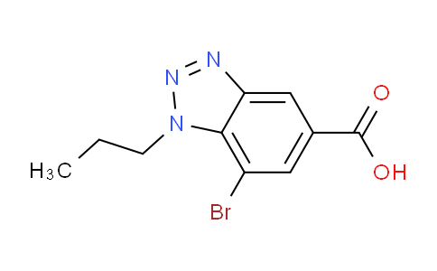CAS No. 1820666-73-6, 7-Bromo-1-propyl-1H-benzo[d][1,2,3]triazole-5-carboxylic acid