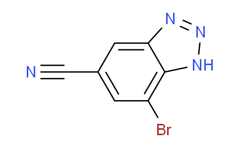 CAS No. 1423037-37-9, 7-Bromo-1H-1,2,3-benzotriazole-5-carbonitrile