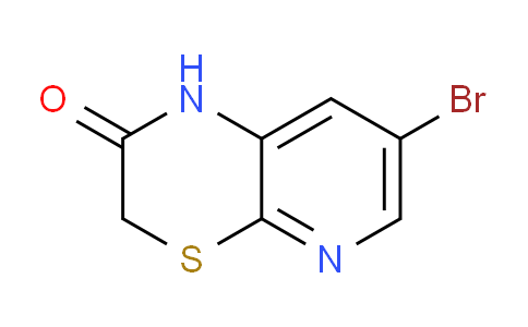 CAS No. 438622-20-9, 7-Bromo-1H-pyrido[2,3-b][1,4]thiazin-2(3H)-one