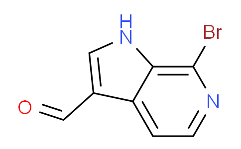 CAS No. 1190317-67-9, 7-Bromo-1H-pyrrolo[2,3-c]pyridine-3-carbaldehyde