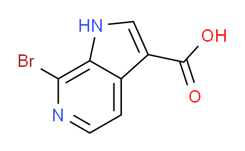 CAS No. 1190314-78-3, 7-Bromo-1H-pyrrolo[2,3-c]pyridine-3-carboxylic acid