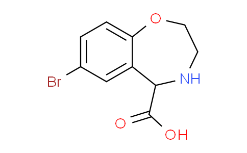 CAS No. 1378254-82-0, 7-Bromo-2,3,4,5-tetrahydrobenzo[f][1,4]oxazepine-5-carboxylic acid