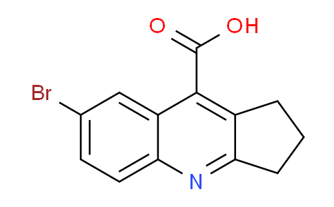 CAS No. 37508-66-0, 7-Bromo-2,3-dihydro-1H-cyclopenta[b]quinoline-9-carboxylic acid