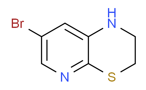 CAS No. 1593552-66-9, 7-Bromo-2,3-dihydro-1H-pyrido[2,3-b][1,4]thiazine
