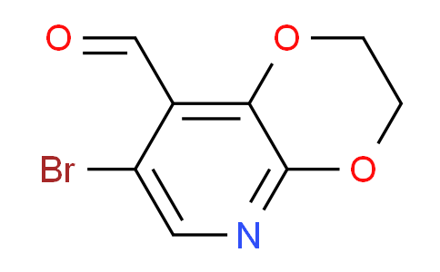 CAS No. 1299607-40-1, 7-Bromo-2,3-dihydro-[1,4]dioxino[2,3-b]pyridine-8-carbaldehyde