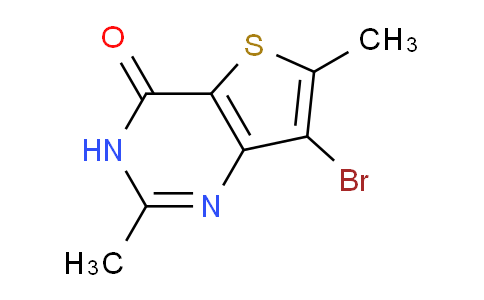 CAS No. 1313712-31-0, 7-Bromo-2,6-dimethylthieno[3,2-d]pyrimidin-4(3H)-one