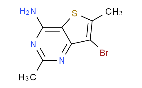 CAS No. 1313712-44-5, 7-Bromo-2,6-dimethylthieno[3,2-d]pyrimidin-4-amine