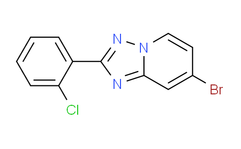 CAS No. 1892822-21-7, 7-Bromo-2-(2-chlorophenyl)-[1,2,4]triazolo[1,5-a]pyridine