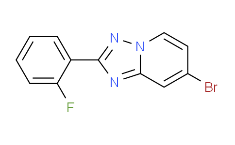 CAS No. 1893778-23-8, 7-Bromo-2-(2-fluorophenyl)-[1,2,4]triazolo[1,5-a]pyridine