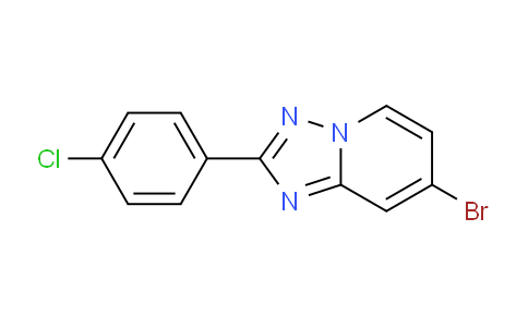 CAS No. 1894615-32-7, 7-Bromo-2-(4-chlorophenyl)-[1,2,4]triazolo[1,5-a]pyridine