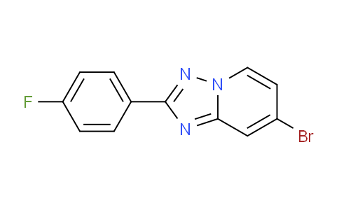 CAS No. 1893778-54-5, 7-Bromo-2-(4-fluorophenyl)-[1,2,4]triazolo[1,5-a]pyridine