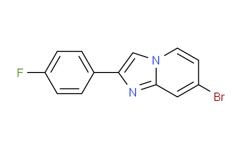 CAS No. 947533-55-3, 7-Bromo-2-(4-fluorophenyl)imidazo[1,2-a]pyridine
