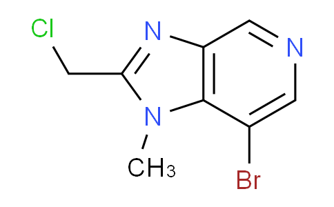 CAS No. 1171920-75-4, 7-Bromo-2-(chloromethyl)-1-methyl-1H-imidazo[4,5-c]pyridine