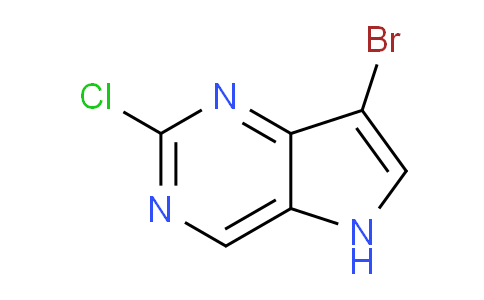 CAS No. 1429882-36-9, 7-Bromo-2-chloro-5H-pyrrolo[3,2-d]pyrimidine