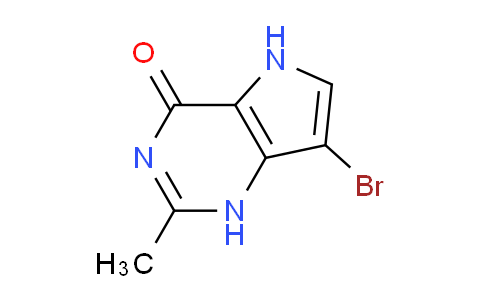 CAS No. 93587-24-7, 7-Bromo-2-methyl-1H-pyrrolo[3,2-d]pyrimidin-4(5H)-one