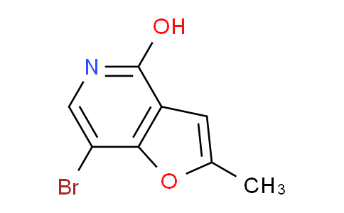 CAS No. 1379368-40-7, 7-Bromo-2-methylfuro[3,2-c]pyridin-4-ol