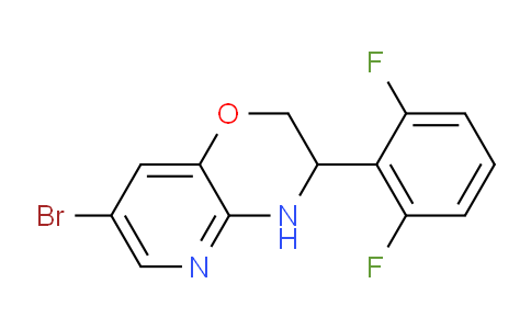 CAS No. 1429403-23-5, 7-Bromo-3-(2,6-difluorophenyl)-3,4-dihydro-2H-pyrido[3,2-b][1,4]oxazine