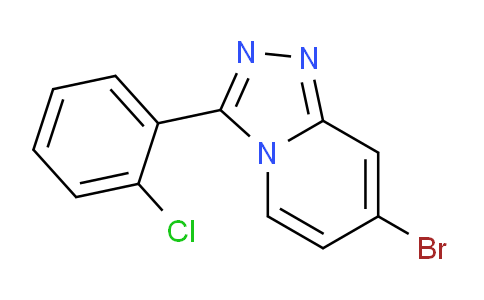 CAS No. 1019918-47-8, 7-Bromo-3-(2-chlorophenyl)-[1,2,4]triazolo[4,3-a]pyridine