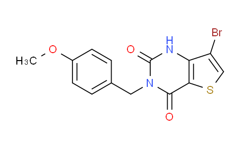 CAS No. 1392484-71-7, 7-Bromo-3-(4-methoxybenzyl)thieno[3,2-d]pyrimidine-2,4(1H,3H)-dione