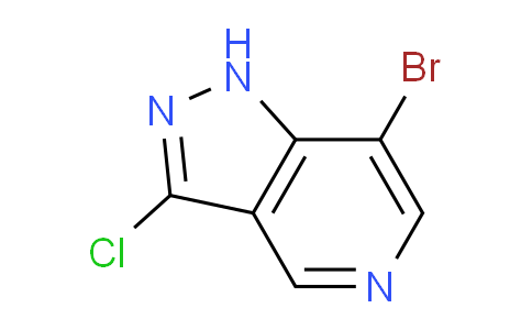 CAS No. 1956324-21-2, 7-Bromo-3-chloro-1H-pyrazolo[4,3-c]pyridine