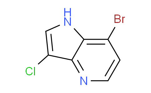 CAS No. 1190319-15-3, 7-Bromo-3-chloro-1H-pyrrolo[3,2-b]pyridine