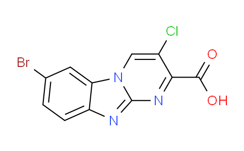CAS No. 1956377-31-3, 7-Bromo-3-chlorobenzo[4,5]imidazo[1,2-a]pyrimidine-2-carboxylic acid