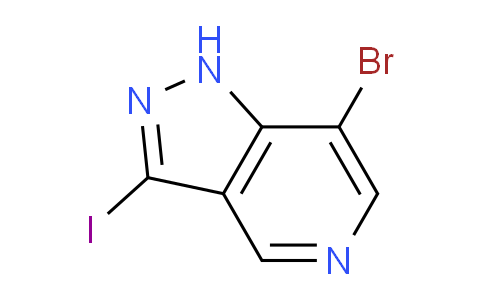 CAS No. 1357946-27-0, 7-Bromo-3-iodo-1H-pyrazolo[4,3-c]pyridine