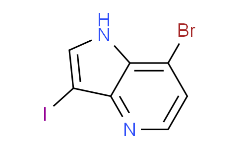 CAS No. 1190319-07-3, 7-Bromo-3-iodo-1H-pyrrolo[3,2-b]pyridine