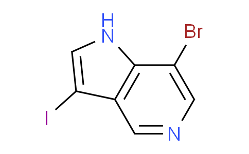 CAS No. 1221278-74-5, 7-Bromo-3-iodo-1H-pyrrolo[3,2-c]pyridine