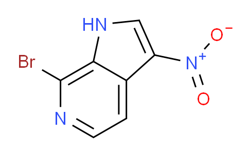 CAS No. 1190317-78-2, 7-Bromo-3-nitro-1H-pyrrolo[2,3-c]pyridine