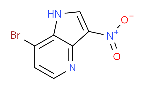 CAS No. 1190318-61-6, 7-Bromo-3-nitro-1H-pyrrolo[3,2-b]pyridine