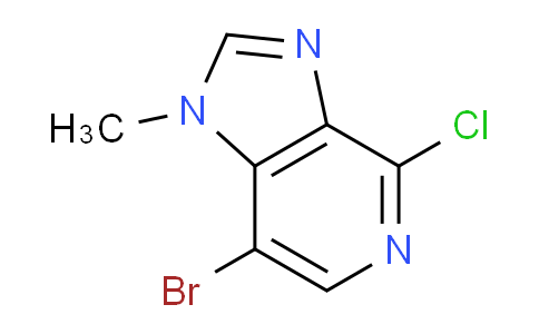 CAS No. 1956376-66-1, 7-Bromo-4-chloro-1-methyl-1H-imidazo[4,5-c]pyridine