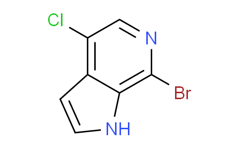 CAS No. 446284-44-2, 7-Bromo-4-chloro-1H-pyrrolo[2,3-c]pyridine