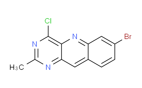 CAS No. 1956367-32-0, 7-Bromo-4-chloro-2-methylpyrimido[5,4-b]quinoline