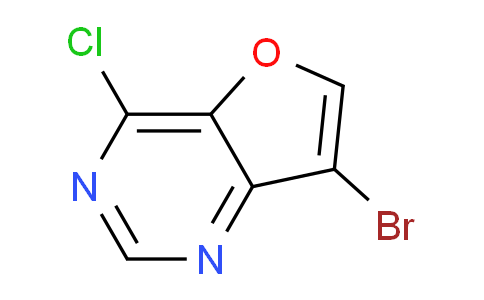 CAS No. 1211595-48-0, 7-Bromo-4-chlorofuro[3,2-d]pyrimidine