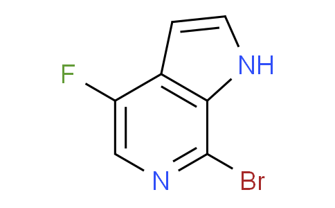 CAS No. 446284-38-4, 7-Bromo-4-fluoro-1H-pyrrolo[2,3-c]pyridine