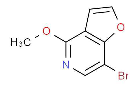 CAS No. 1780310-31-7, 7-Bromo-4-methoxyfuro[3,2-c]pyridine