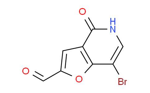 CAS No. 1368138-87-7, 7-Bromo-4-oxo-4,5-dihydrofuro[3,2-c]pyridine-2-carbaldehyde