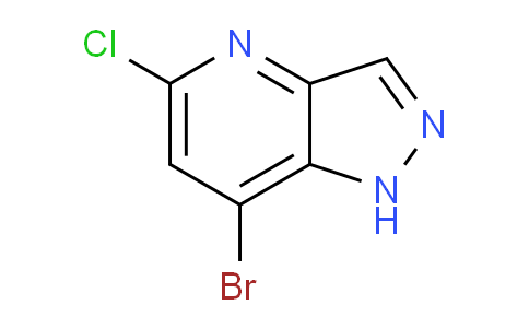 CAS No. 1351813-70-1, 7-Bromo-5-chloro-1H-pyrazolo[4,3-b]pyridine