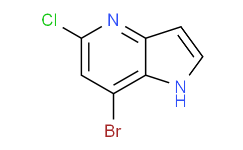 CAS No. 1082040-90-1, 7-Bromo-5-chloro-4-azaindole
