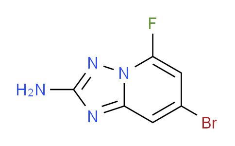 CAS No. 1398504-18-1, 7-Bromo-5-fluoro-[1,2,4]triazolo[1,5-a]pyridin-2-amine