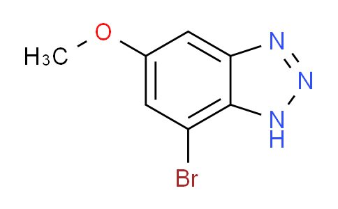 CAS No. 1534771-70-4, 7-Bromo-5-methoxy-1H-benzo[d][1,2,3]triazole