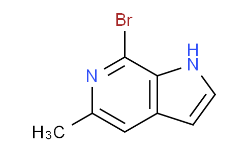 CAS No. 1379333-96-6, 7-Bromo-5-methyl-1H-pyrrolo[2,3-c]pyridine