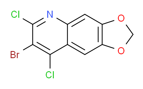 CAS No. 1447962-07-3, 7-Bromo-6,8-dichloro-[1,3]dioxolo[4,5-g]quinoline