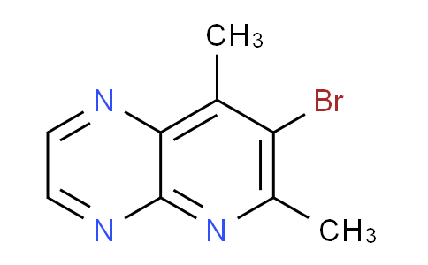 CAS No. 116056-18-9, 7-Bromo-6,8-dimethylpyrido[2,3-b]pyrazine