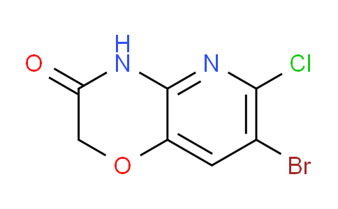 CAS No. 1785003-58-8, 7-Bromo-6-chloro-2H-pyrido[3,2-b][1,4]oxazin-3(4H)-one